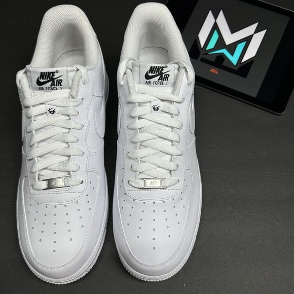 Nike Air Force 1 \'07 FlyEase \'Triple White\' Shoes Mens Sizes main image 6
